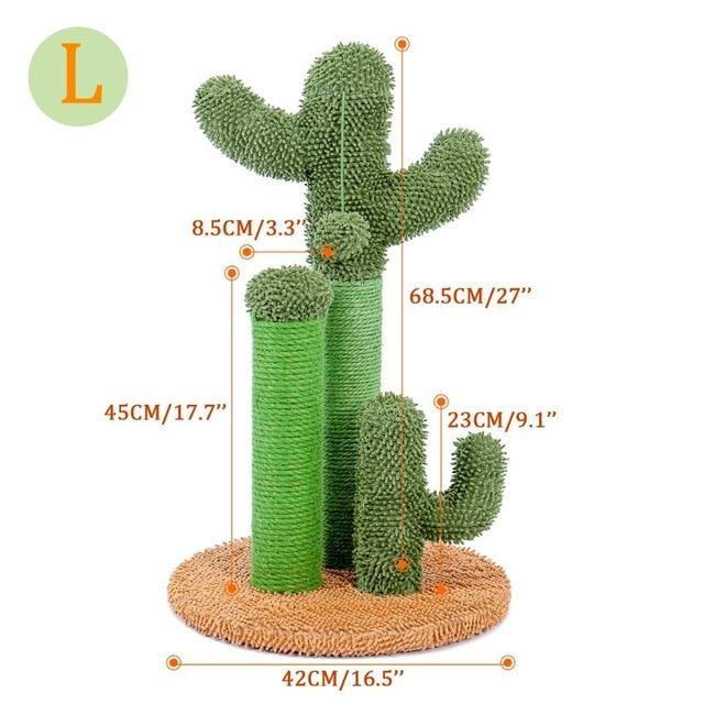 Arbre à chat en forme de cactus - dodo-pour-animaux
