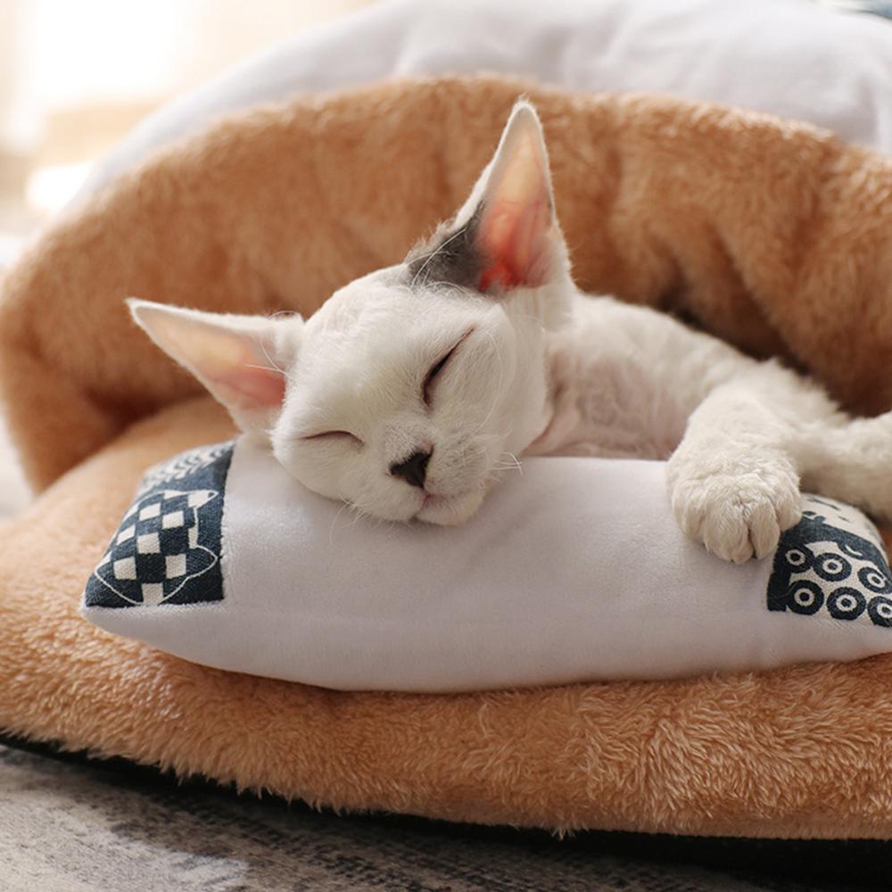Lit confortable pour chat nettoyable